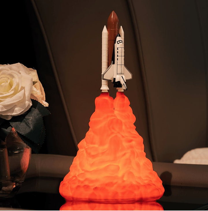 3D Print Space Shuttle Lamp - Luca Mancini