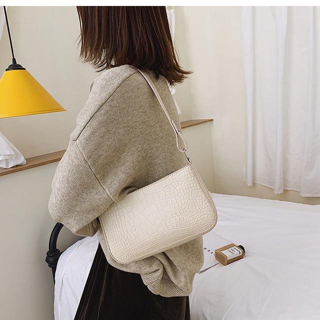 Alligator Patterned Handbag - Luca Mancini