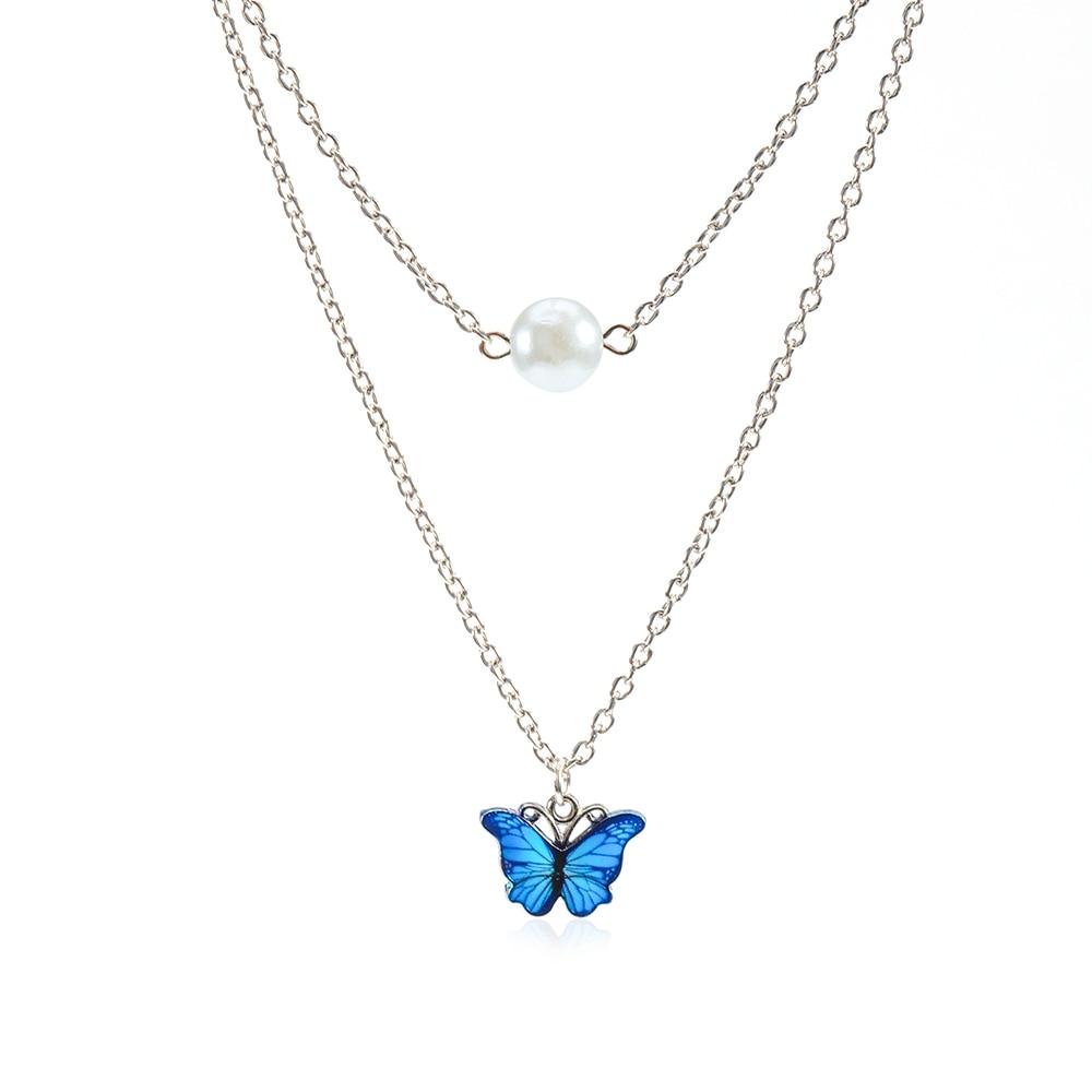 Butterfly Earrings and Necklace - Luca Mancini