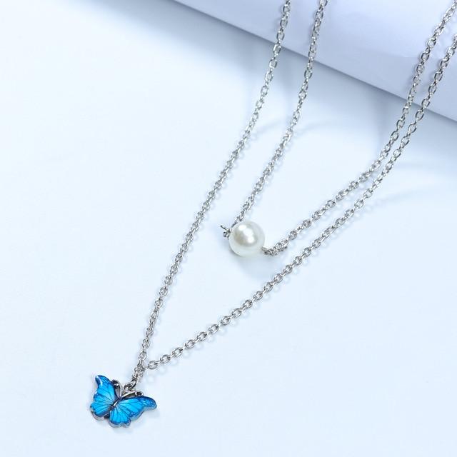 Butterfly Earrings and Necklace - Luca Mancini
