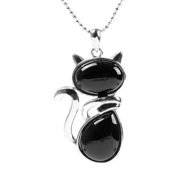 Cat Shaped Natural Stone Necklaces - Luca Mancini