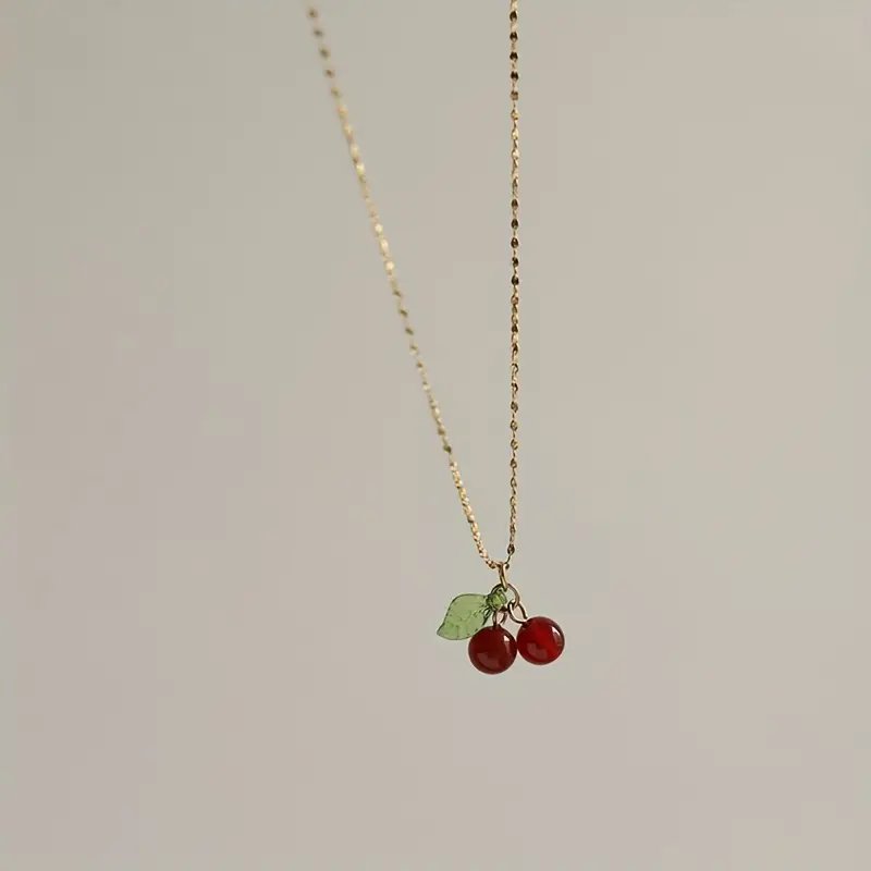 Cherry Charm Necklace - Luca Mancini
