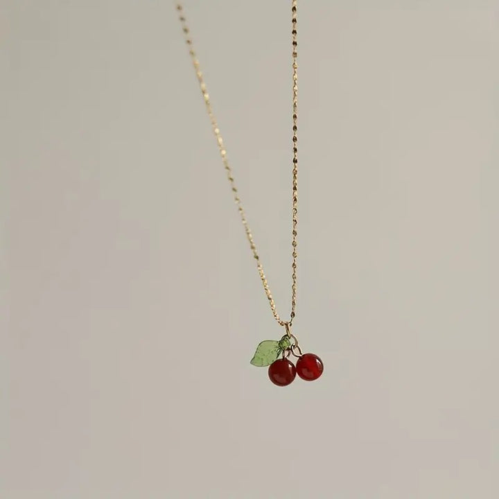 Cherry Charm Necklace - Luca Mancini