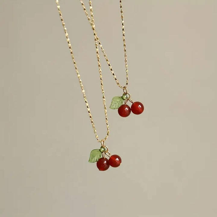 Cherry Charm Necklace - Luca Mancini