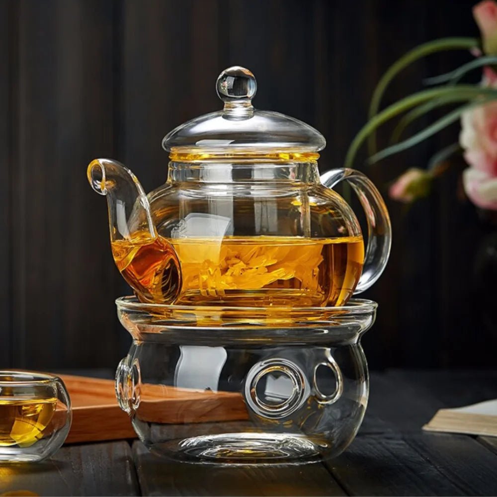 CrystalClear Glass Teapot with Infuser - Bay + Birch