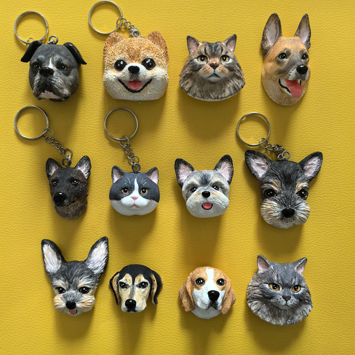 Custom Pet Keychain – Your Pet, Always With You - Bay + Birch
