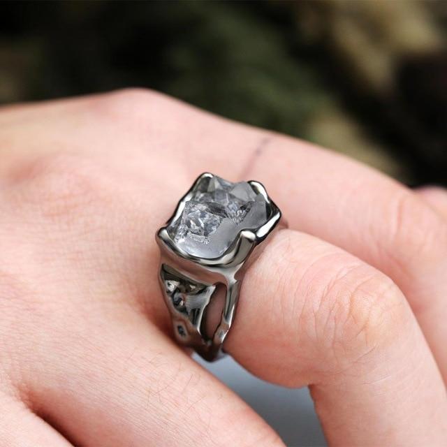 Designer Stone Ring - Luca Mancini
