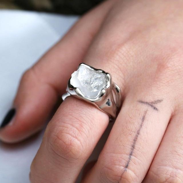 Designer Stone Ring - Luca Mancini