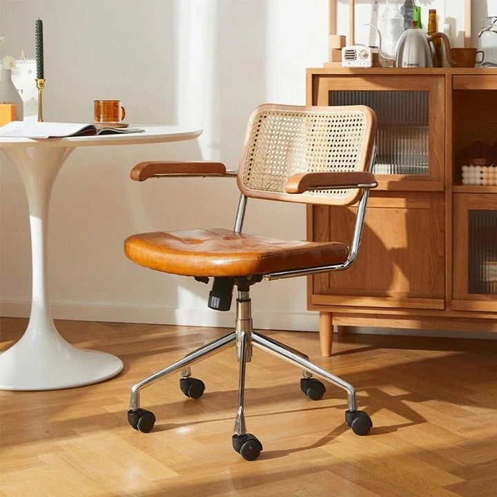 Japanese Cane Office Chair - Bay + Birch
