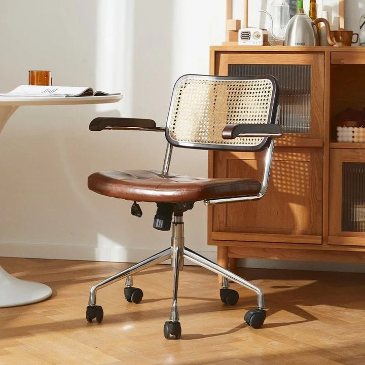 Japanese Cane Office Chair - Bay + Birch