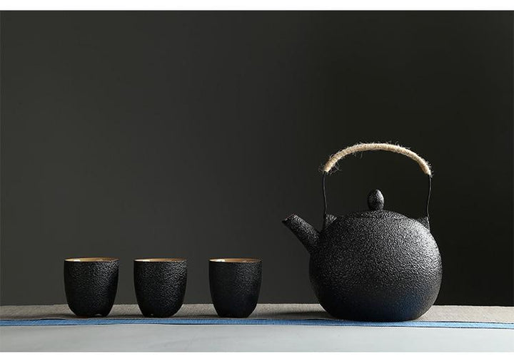 Japanese Style Teacups - 3 Piece Set - Luca Mancini