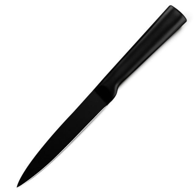 Jet Black Knives - 4 Piece Set - Luca Mancini