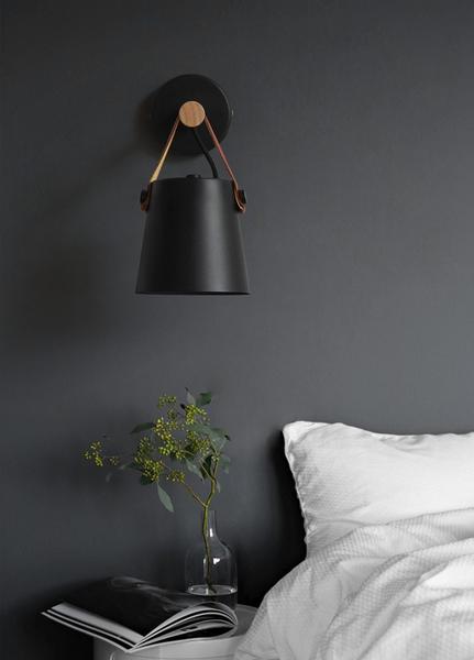 Nordic Wooden Hanging Wall Lamp - Luca Mancini