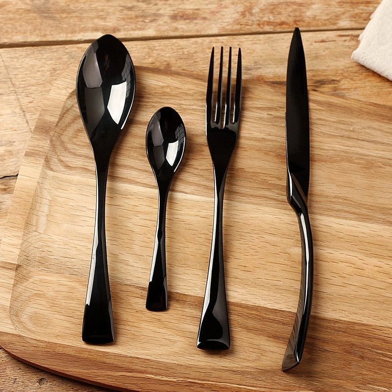 Onyxware - Jet Black Cutlery - Luca Mancini