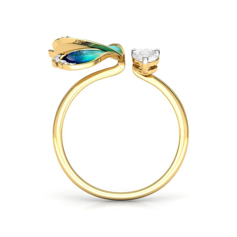 Sapphire Butterfly Ring - Luca Mancini