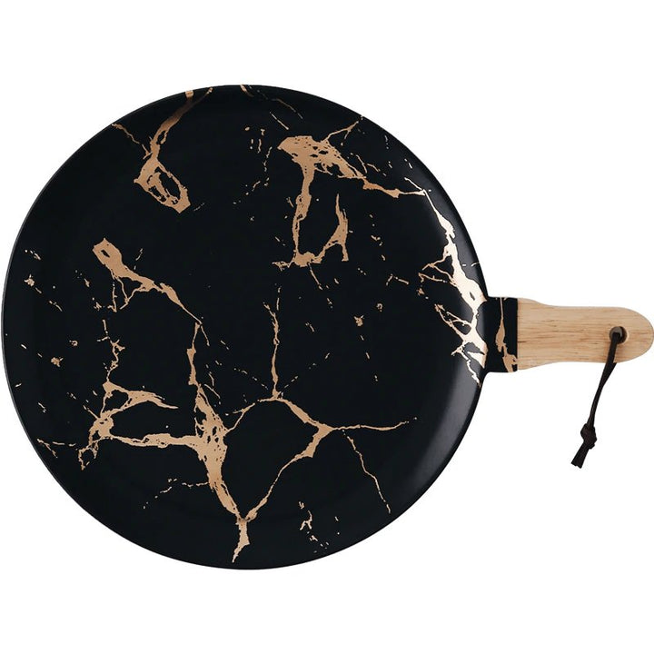 Scalloped Marble Dinner Pieces - Luca Mancini