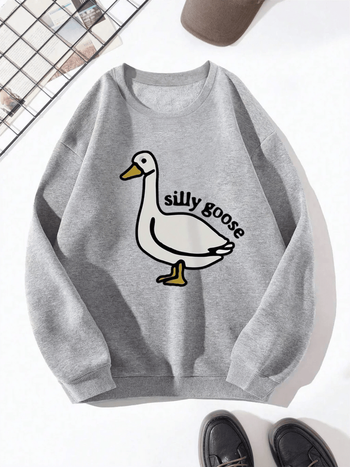 Silly Goose Sweatshirt - Luca Mancini