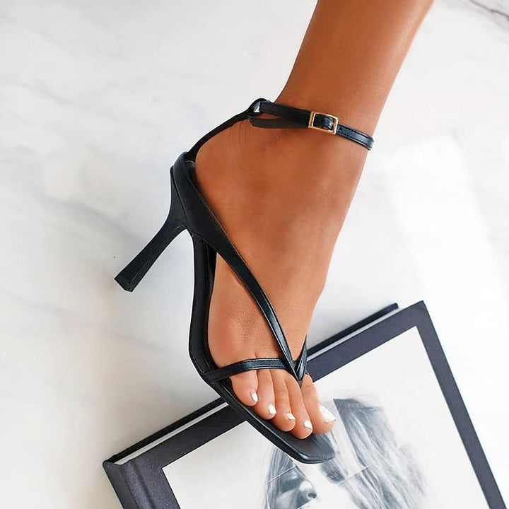 Square Toe High Heels - Luca Mancini