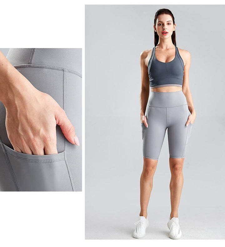 V - Shape Biker Shorts - Luca Mancini