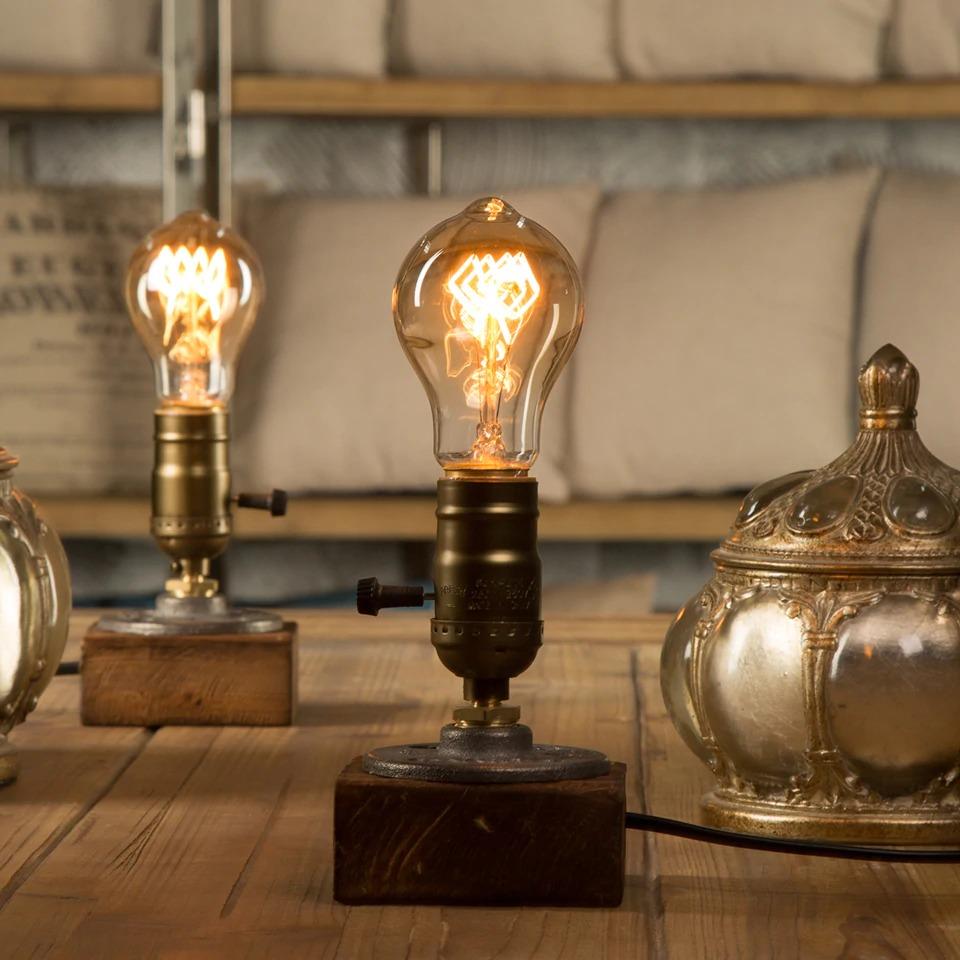 Vintage Bulb Table Lamp - Luca Mancini